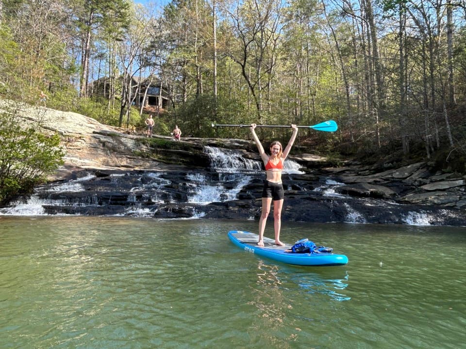 Exploring waterfalls at Lake Keowee! Exploring waterfalls at Lake Keowee!