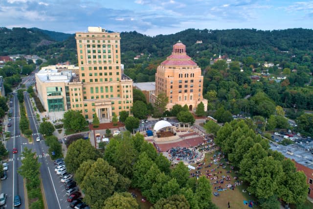 Pack Square Park in Asheville, NC Pack Square Park in Asheville, NC